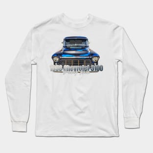 1956 Chevrolet 3100 Pickup Truck Long Sleeve T-Shirt